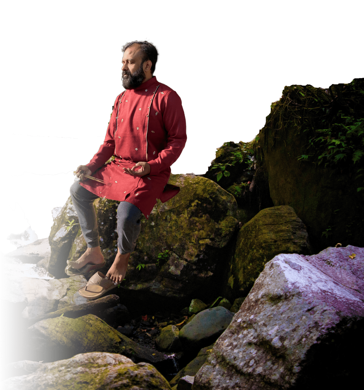 rameesh shriraam meditating